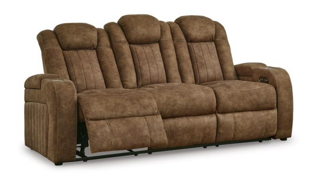 Wolfridge Leather Power Reclining Living Rom Set