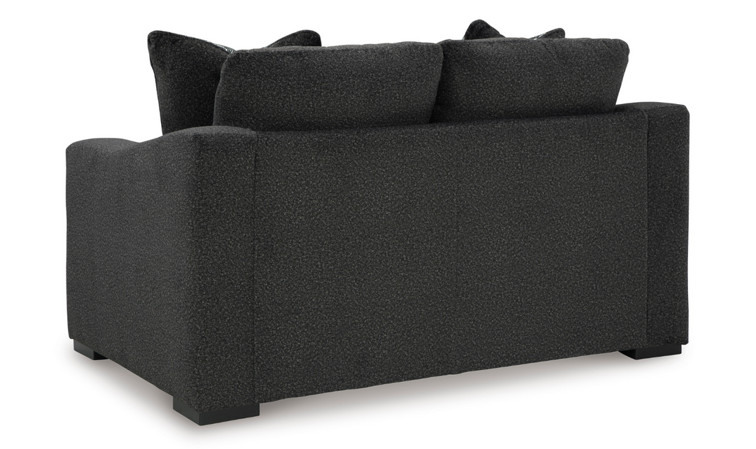 Wryenlynn 2-Seater Fabric Loveseat in With Accent pillows