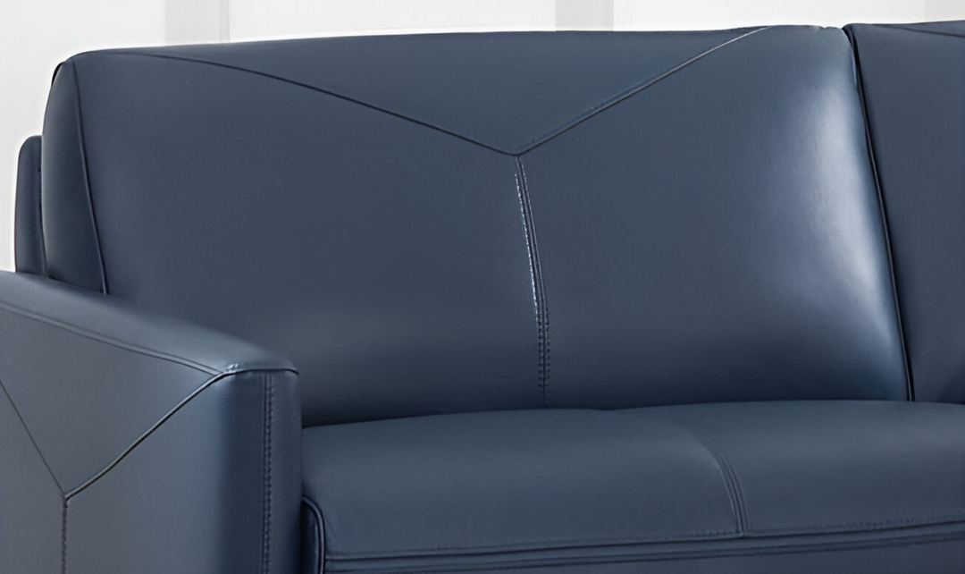 Yorkdale Leather 2-Seater Sofa With Track Arms-Leahyco