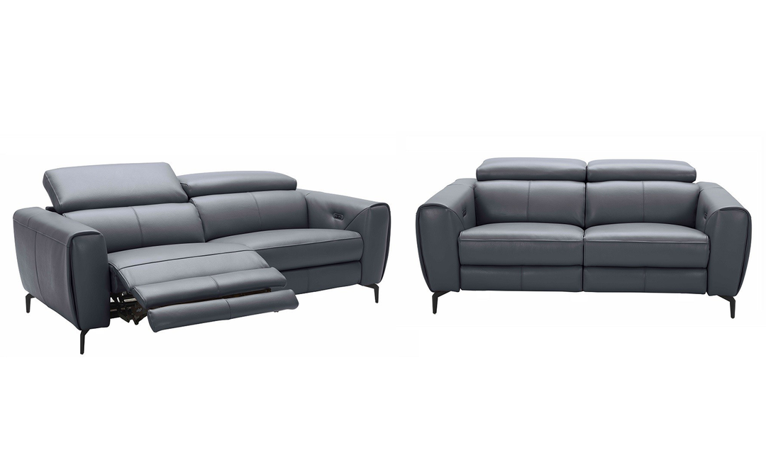 Leahyco Italia Azur Reclining Leather Motion Living Room Set