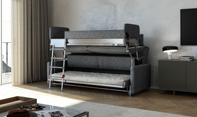 Luonto Elevate Cot Sized Bunk Bed Sleeper Sofa