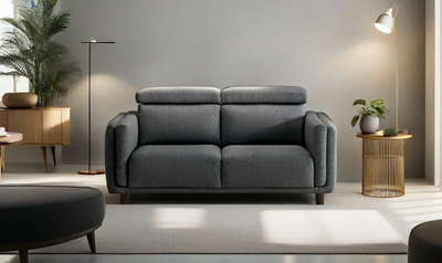 Luonto Paris Carbon Fabric Sleeper Sofa with Nest Function