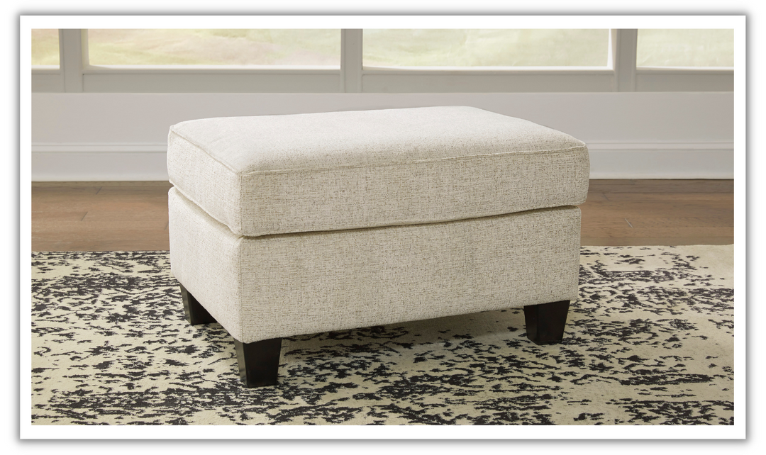 Ashley  Abinger Fabric Oversized Accent Ottoman-Leahyco