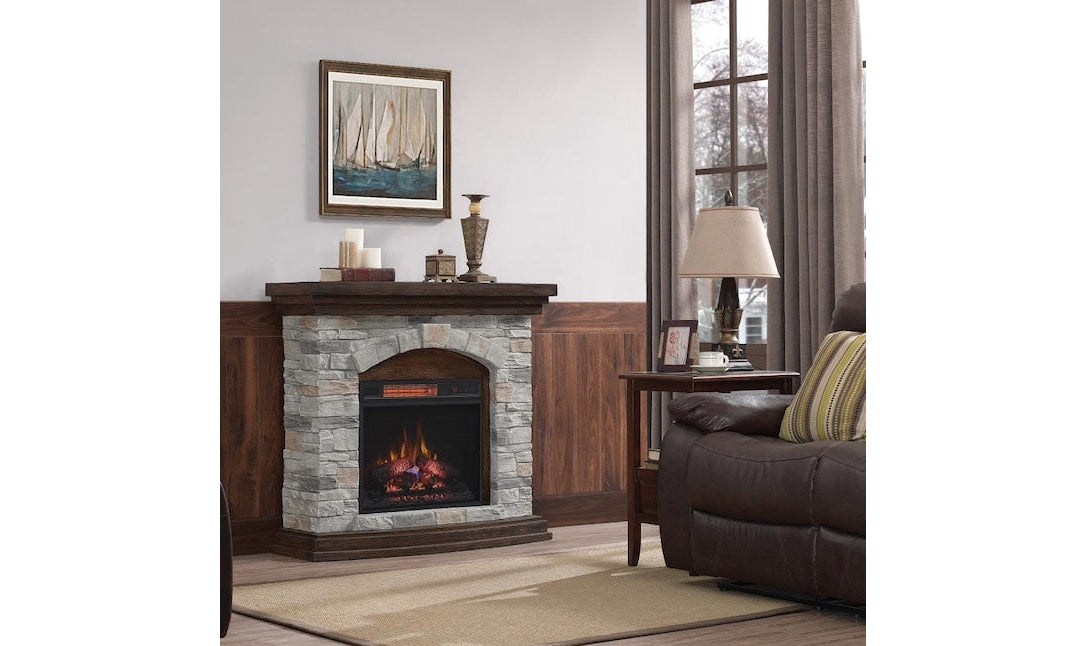 Duraflame 45" Infrared Quartz Electric Fireplace-Fireplaces-Leahyco