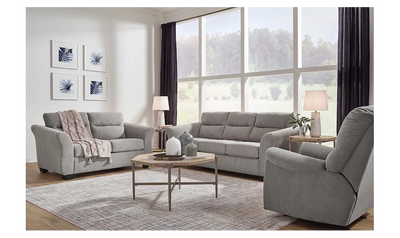 Miravel Fabric Living Room Set with Tapered Arms