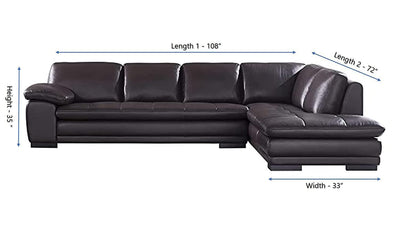 Natasha Sectional Chaise-Sectional-Leahyco