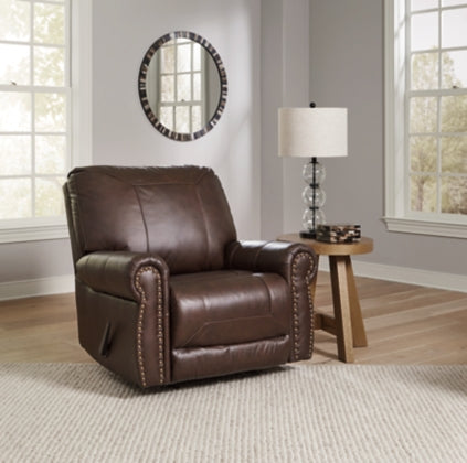 Colleton Dark Brown Leather Living Room Set