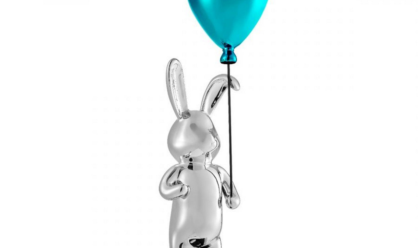 Urizen Chrome bunny blue balloon