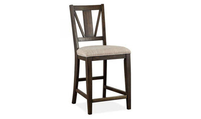 Westley Falls Counter Chair w-Upholstered Seat
