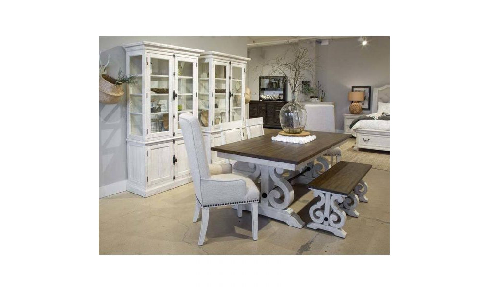 Two Tone Rectangular Dining Table