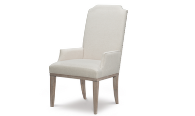 Monteverdi by Rachael Ray Upholstered Host Arm Chair-Dining Arm Chairs-Leahyco