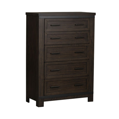 Warewood 5 Drawer Chest-Storage Chests-Leahyco