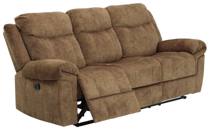 Ademina Reclining Sofa With Table-Sofas-Leahyco