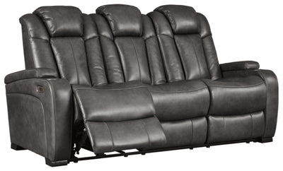 The Man-Den Power-Reclining Sofa with Adjustable Headrest-Sofas-Leahyco