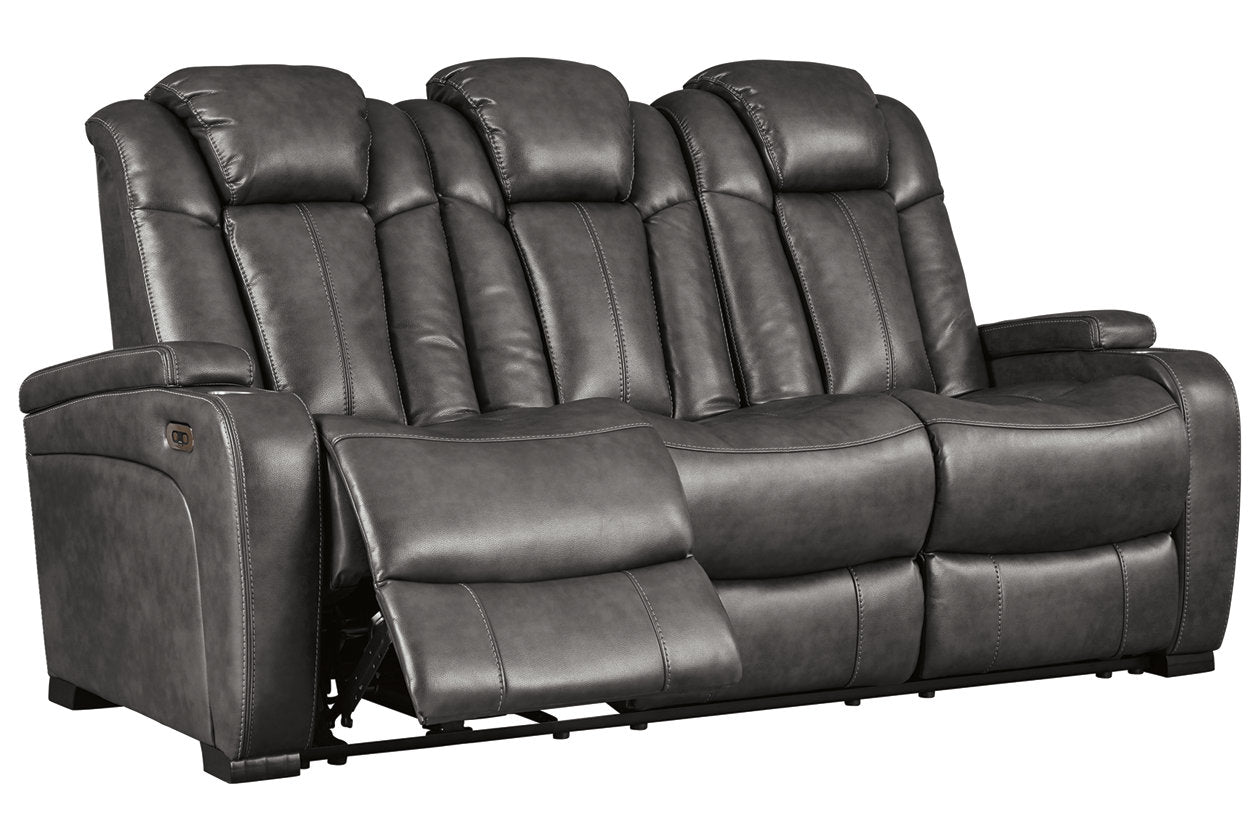 Turbulance Power Reclining Sofa-Sofas-Leahyco