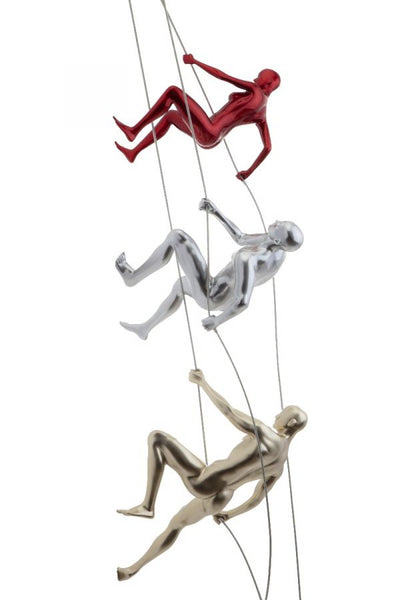 Modern Wall Sculpture Climbing Set