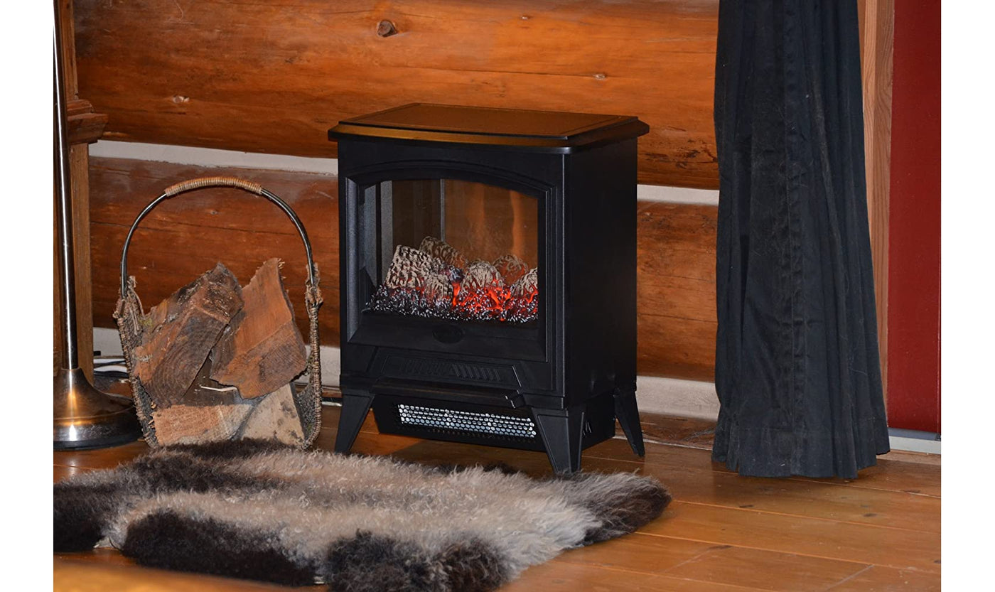 Dimplex Electric Fireplaces and Stove With A Black Finish-Fireplaces-Leahyco