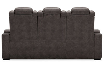 HyllMont Power Reclining Sofa-Sofas-Leahyco