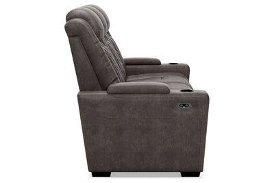 HyllMont Power Reclining Sofa-Sofas-Leahyco