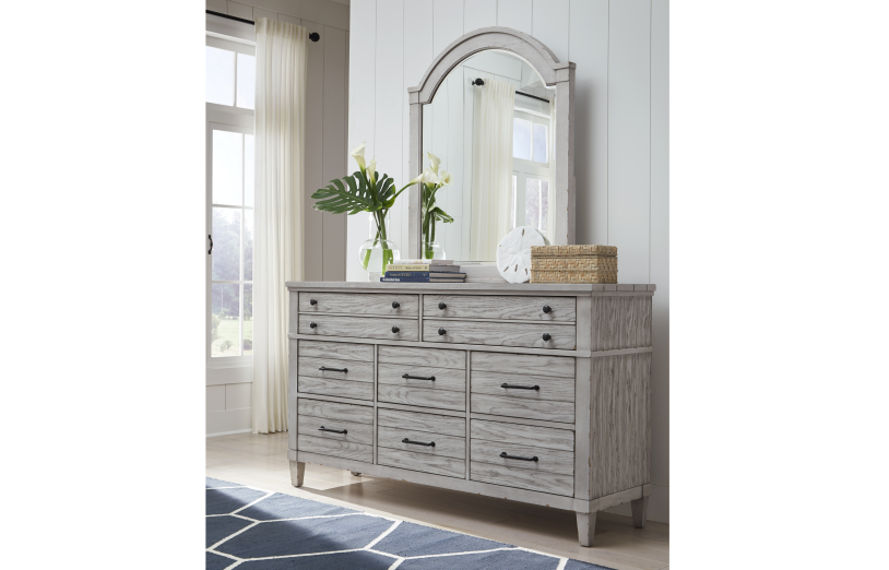 Arched Dresser Mirror-Dressers-Leahyco