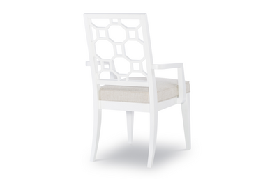 Chelsea by Rachael Ray Lattice Back Arm Chair (Set of 2)-Dining Arm Chairs-Leahyco