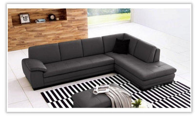 Ava Italian Leather Sectional Sofa