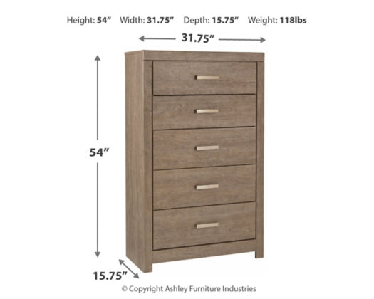 Culverbatch Drawer Chest-Storage Chests-Leahyco