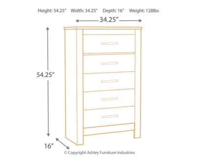 Bellaby Drawer Chest-Storage Chests-Leahyco