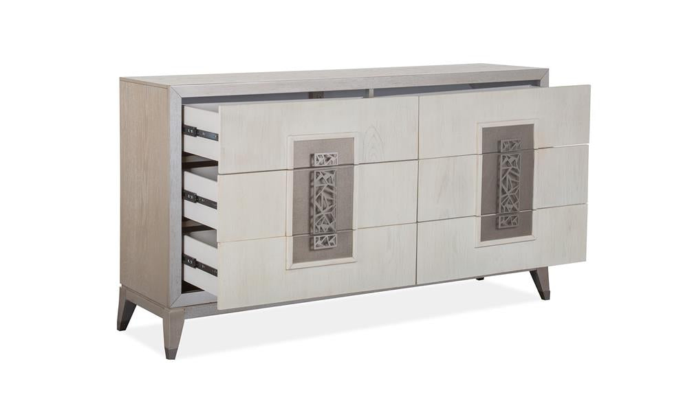 Lenox Double Drawer Dresser-Dressers-Leahyco