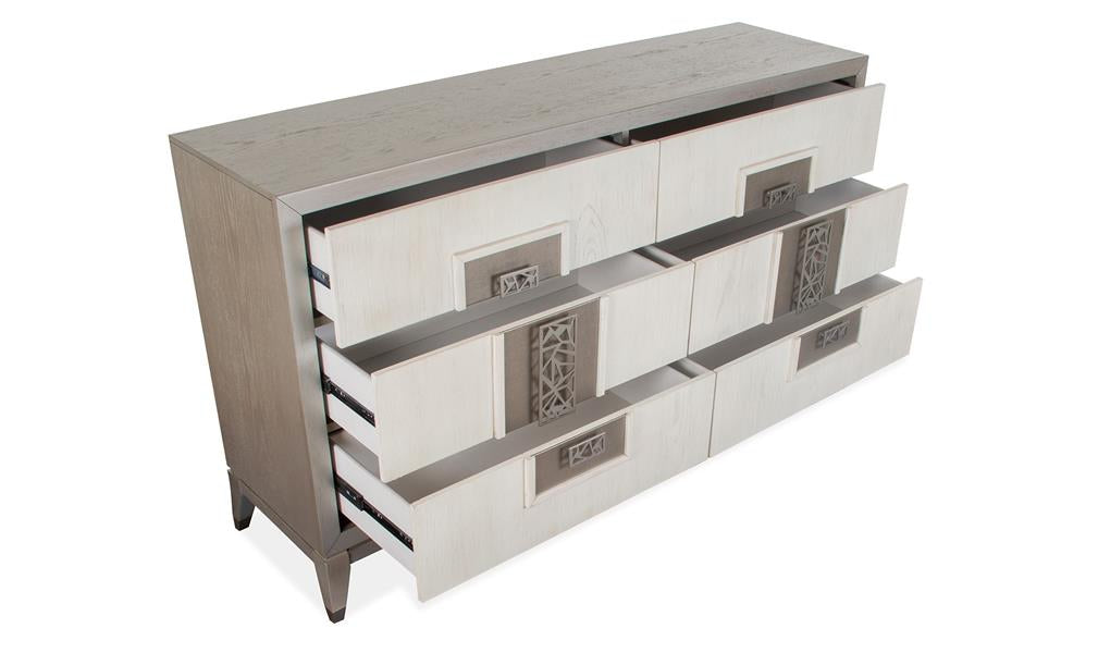 Lenox Double Drawer Dresser-Dressers-Leahyco