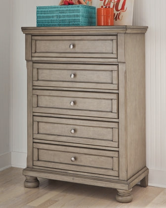 Lettner Five Drawer Chest-Storage Chests-Leahyco