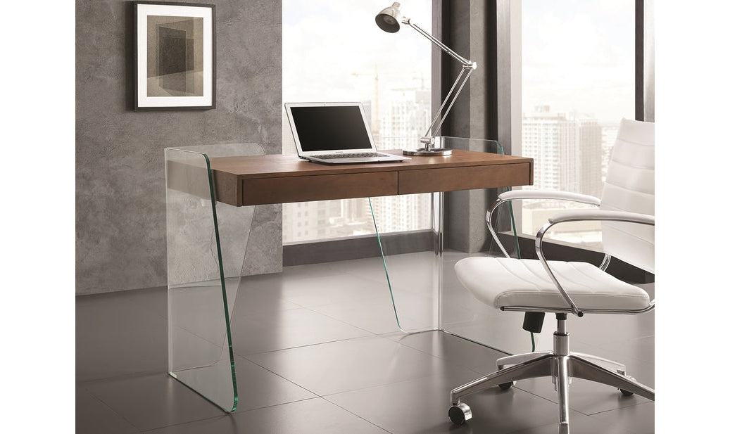 Archie office desk in gray