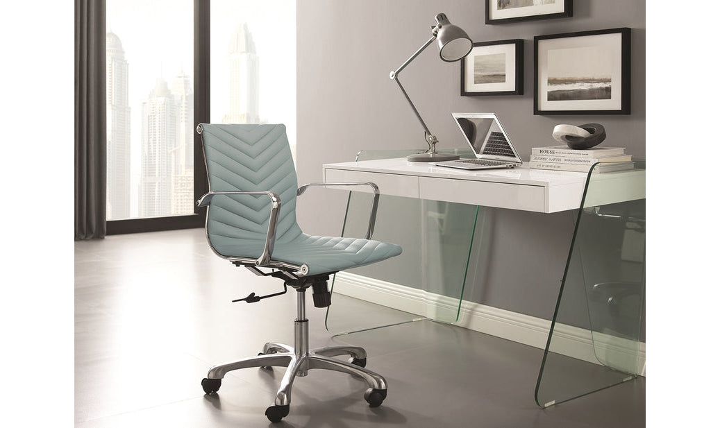 Archie office desk in gray