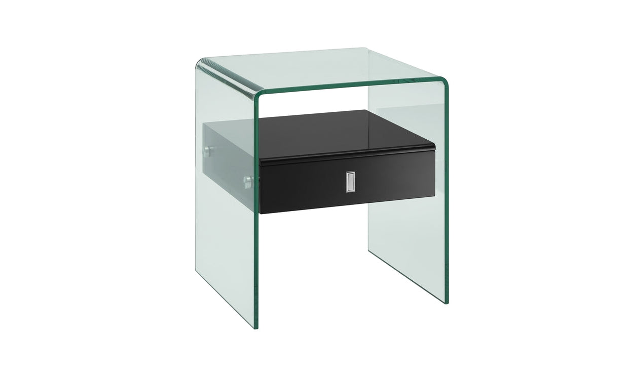 Bari end table in high gloss