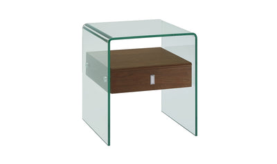 Bari end table in high gloss