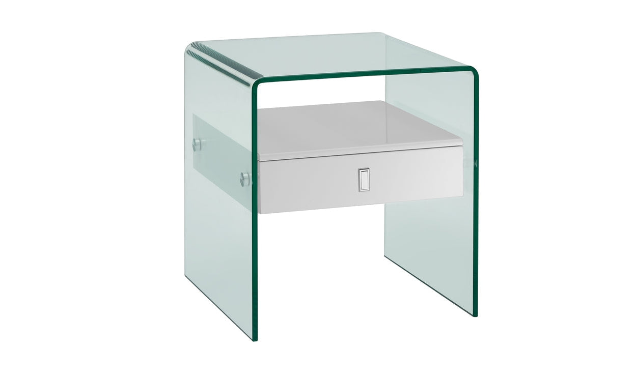 Bari end table in high gloss