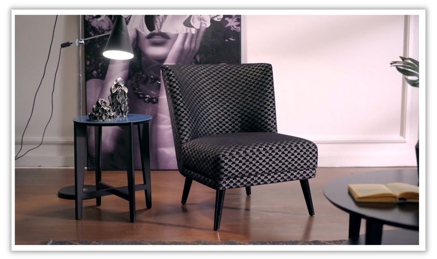 Buy Carino Armchair with Curvy Back at Leahyco