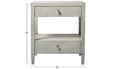 ESCAPE COASTAL LIVING HOME BEDSIDE TABLE-End Tables-Leahyco