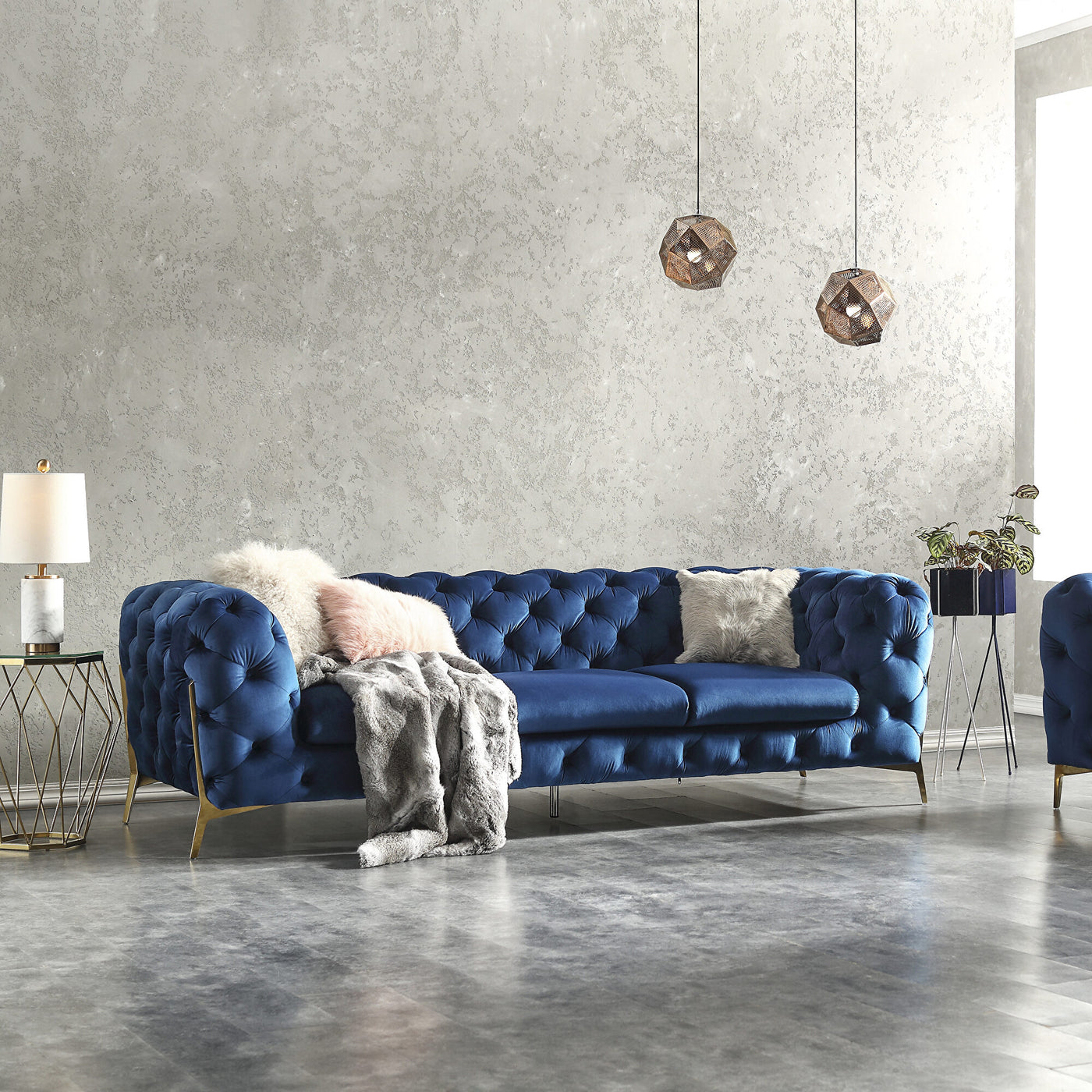 Glamour Sofa-Sofas-Leahyco