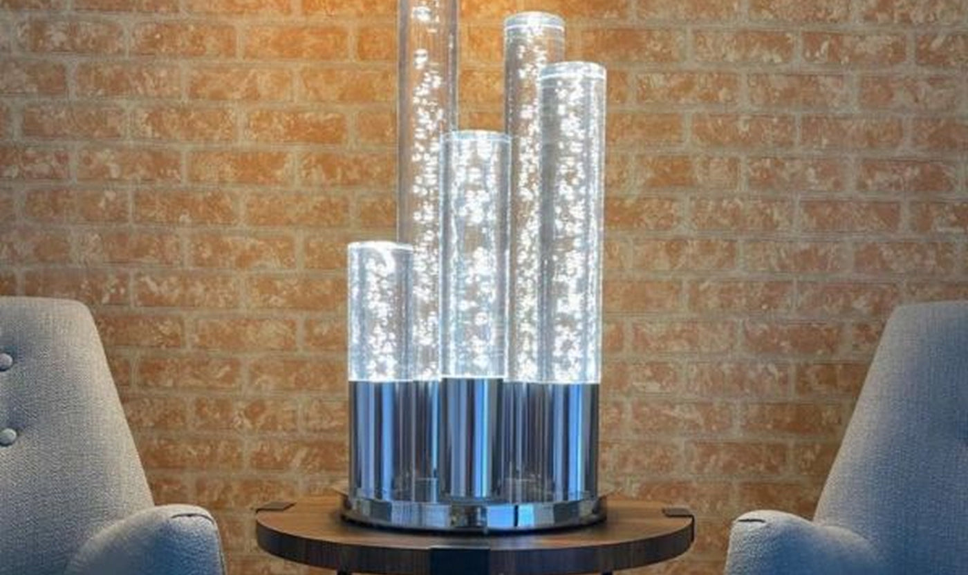 Baxter Acrylic Cylinders Table Lamp