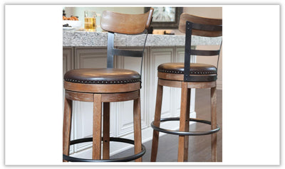 Paloma Upholstered Swivel Bar Stool