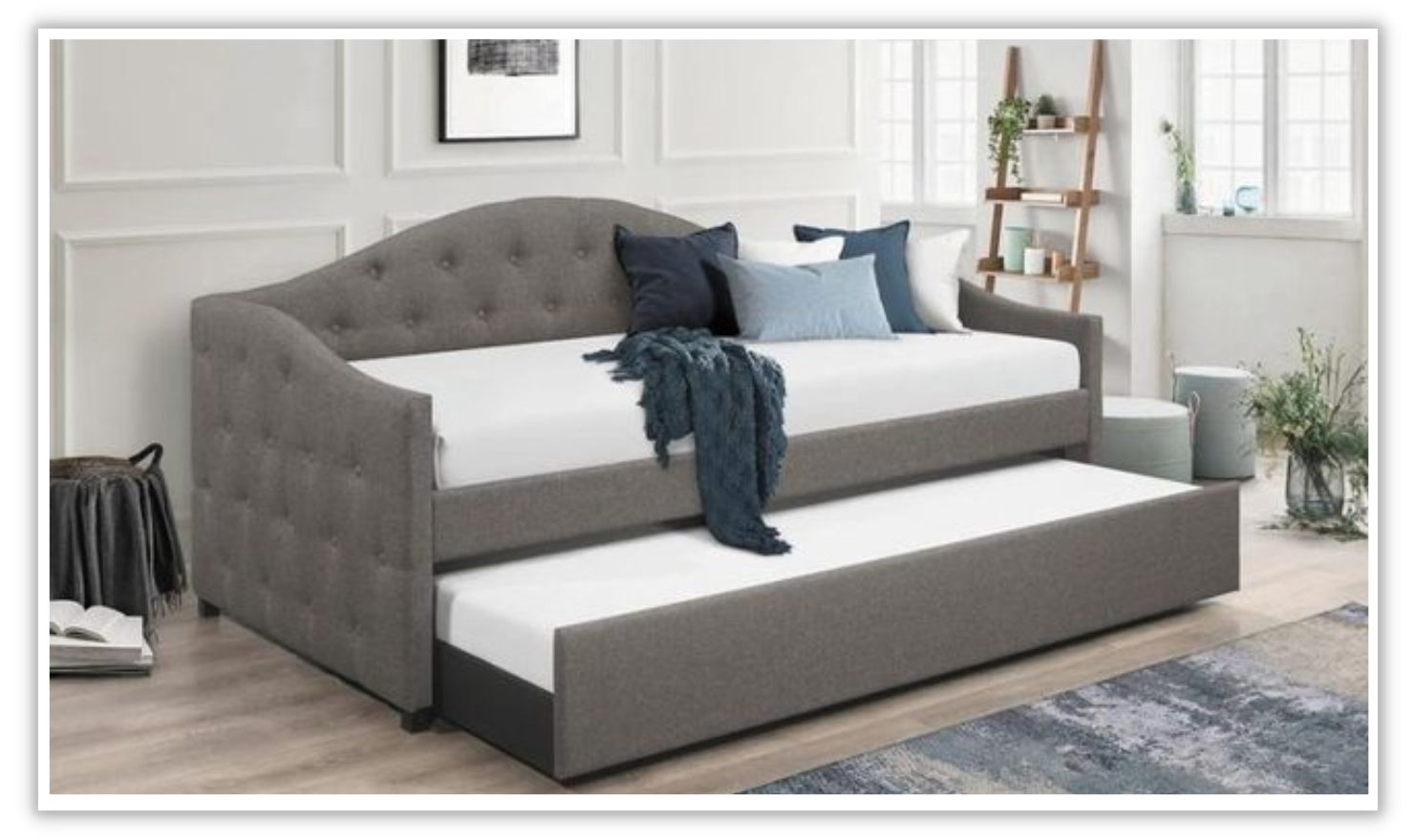 Sadie Daybed with Trundle-Beds-Leahyco