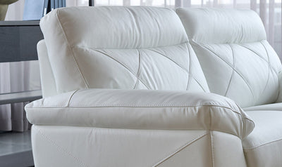 Latitude Cushion Back Loveseat in Leather