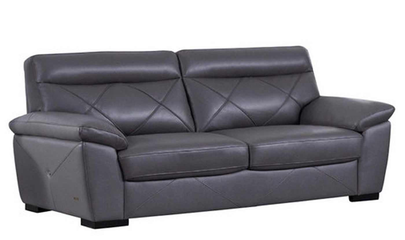 Latitude Cushion Back Loveseat in Leather