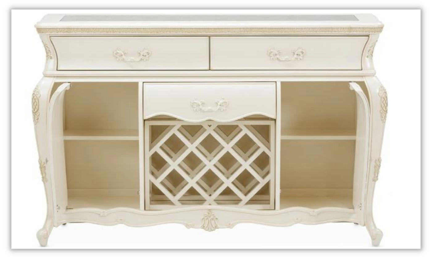 Lavelle Rectangle Sideboard in Beige