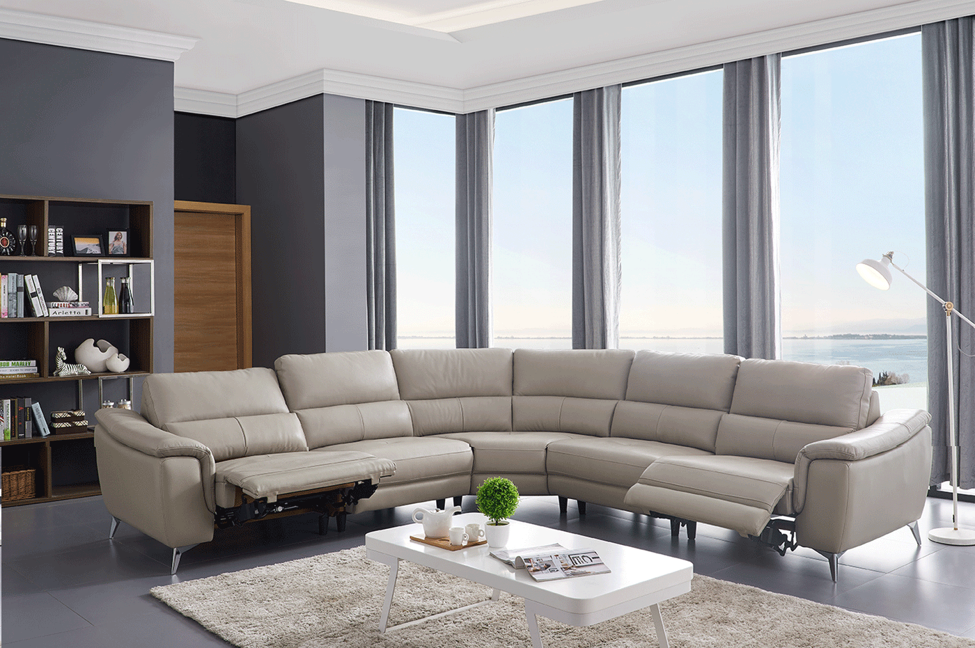 Amen Sectional with Recliners