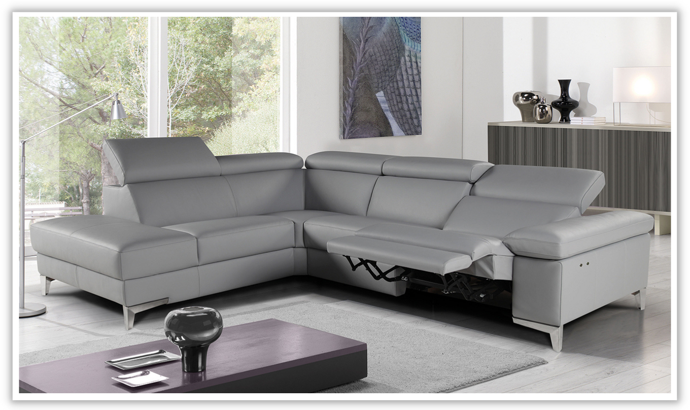 Megan Sectional in White