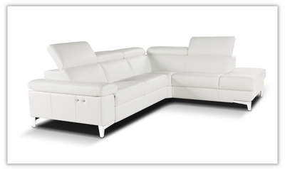 Megan Sectional in White