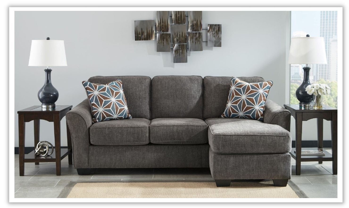 Brise Sofa Chaise-Sectional Sofas-Leahyco