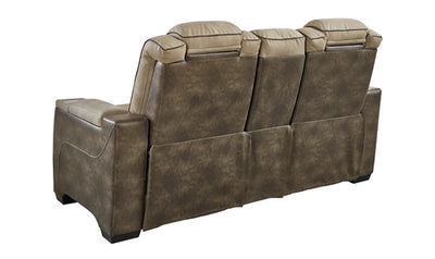 Next Gen Power Reclining Loveseat with Console - Sand